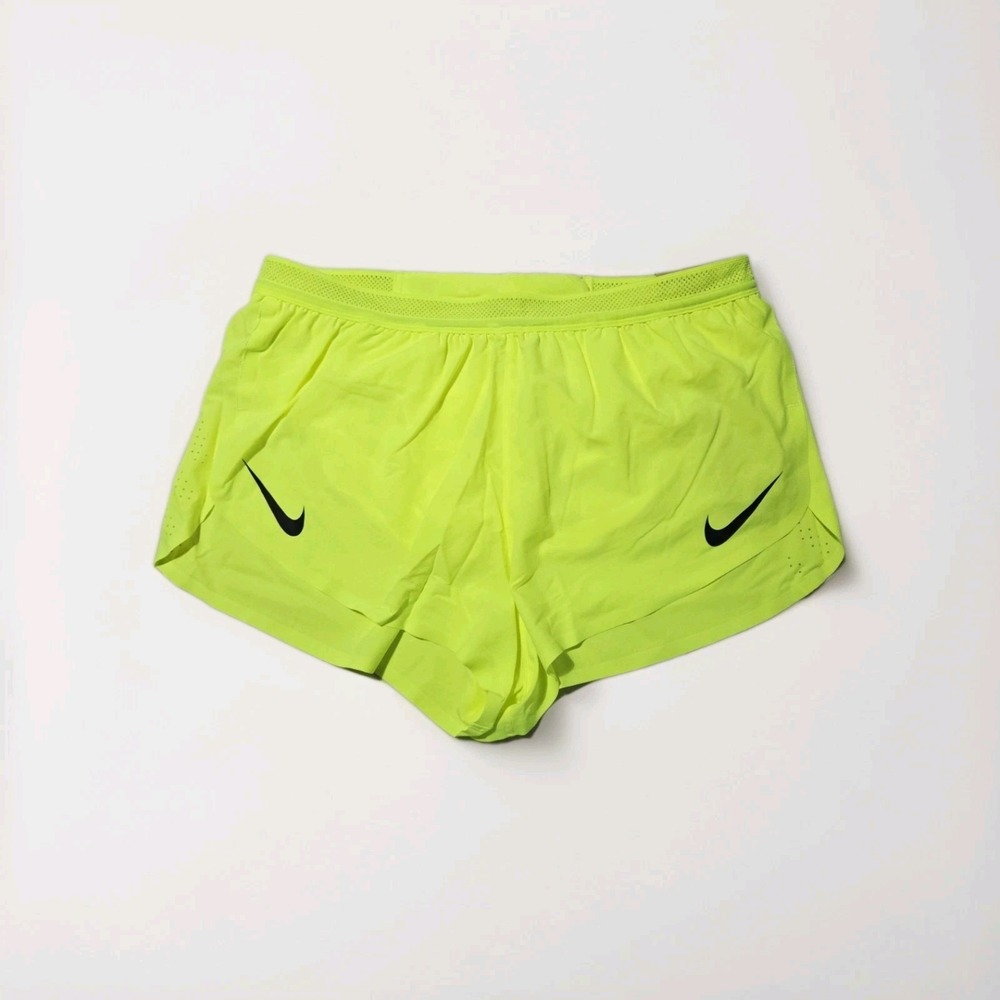 Nike AeroSwift Dri-Fit ADV 2" Lined Running Shorts Volt Men's Medium FN3349-702